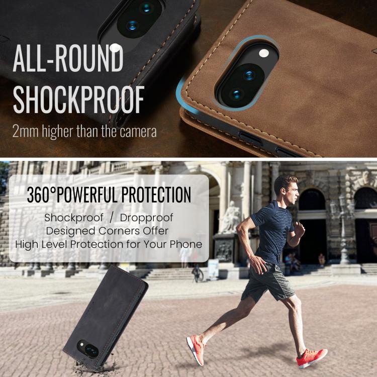 For Google Pixel 10a CaseMe 013 Multifunctional Horizontal Flip Leather Phone Case