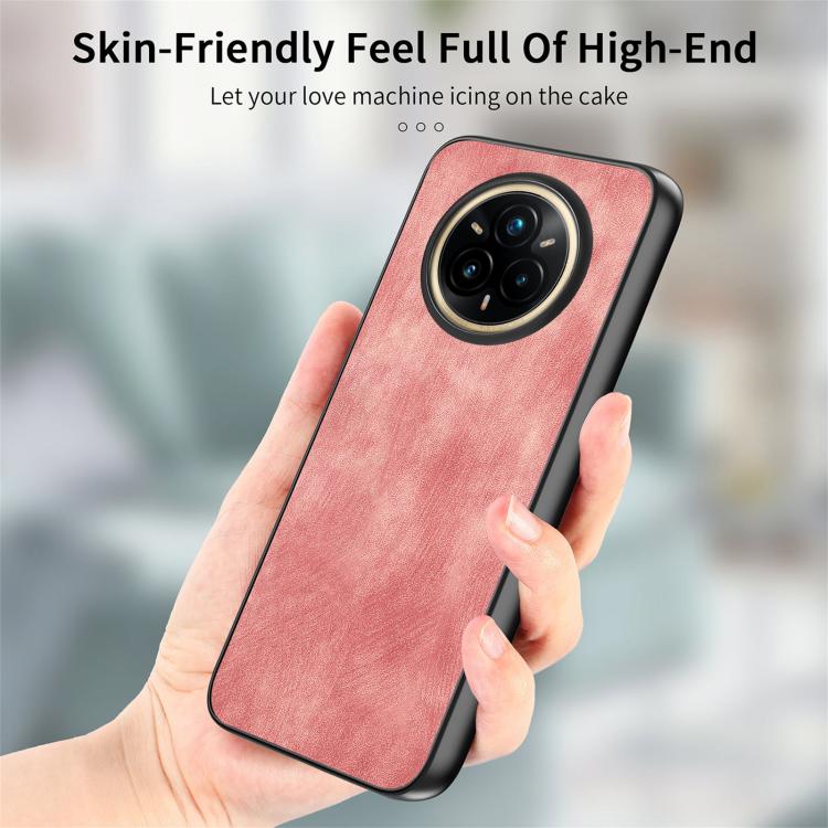 For Realme 14 Pro Vintage Leather PC Back Cover Phone Case
