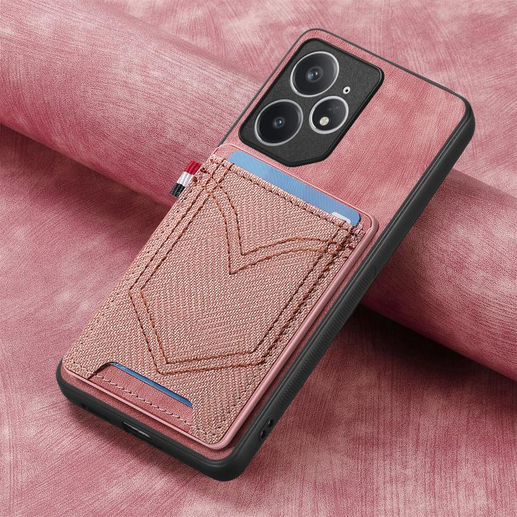 For Realme Neo7 Denim Texture Leather Skin Phone Case with Card Slot