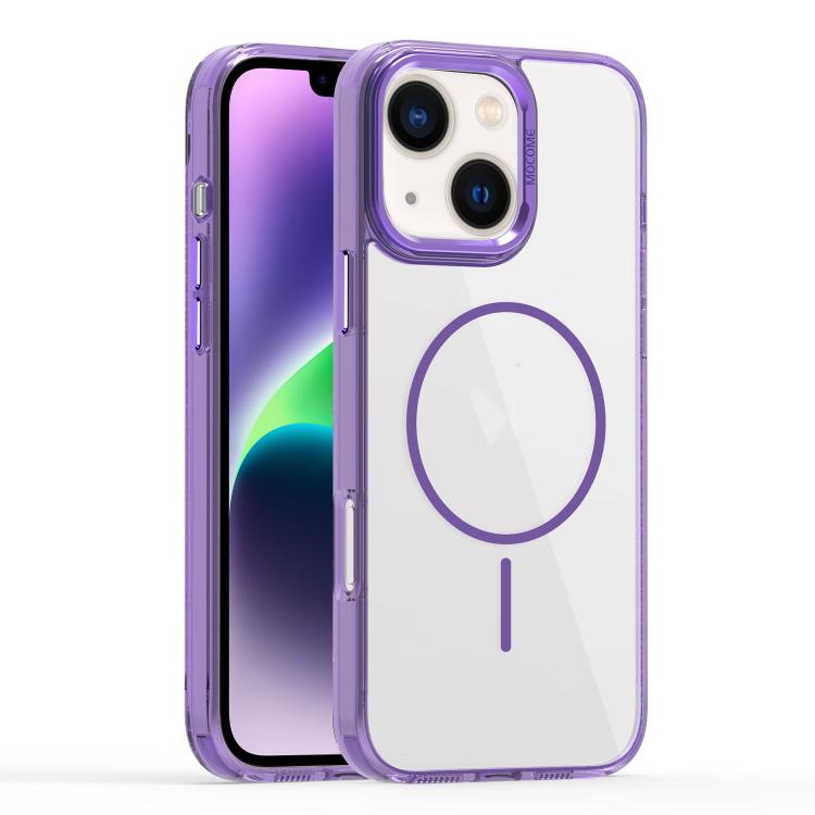 For iPhone 14 Plus Star Shield Thin Circle MagSafe Phone Case