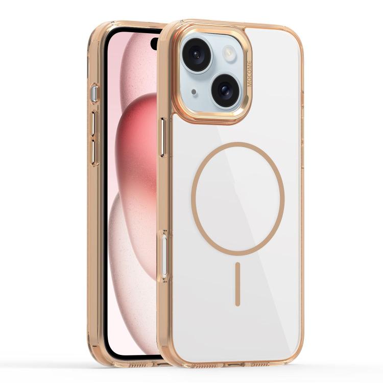 For iPhone 15 Star Shield Thin Circle MagSafe Phone Case