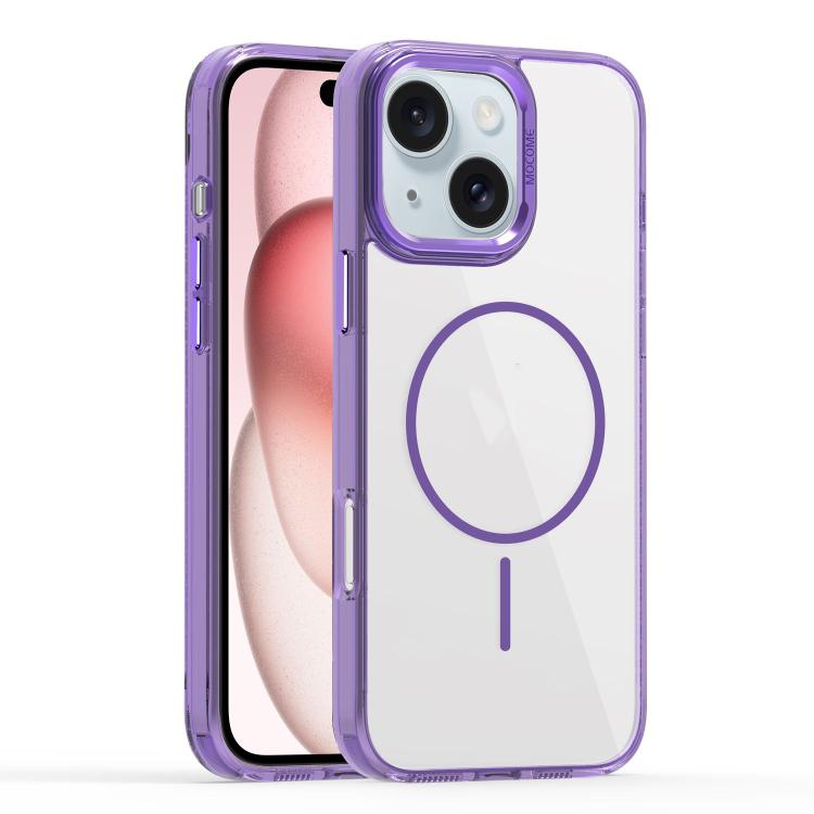 For iPhone 15 Star Shield Thin Circle MagSafe Phone Case