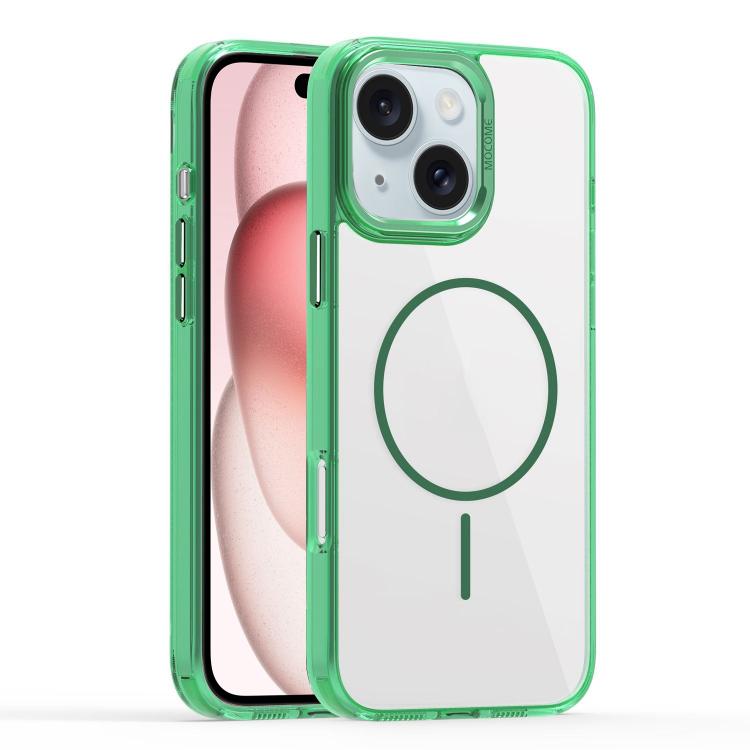 For iPhone 15 Star Shield Thin Circle MagSafe Phone Case