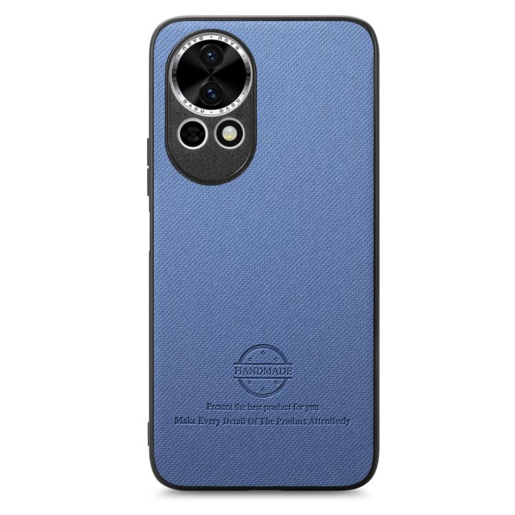 For Huawei nova 13 Twill Fabric Leather Skin Back Phone Case