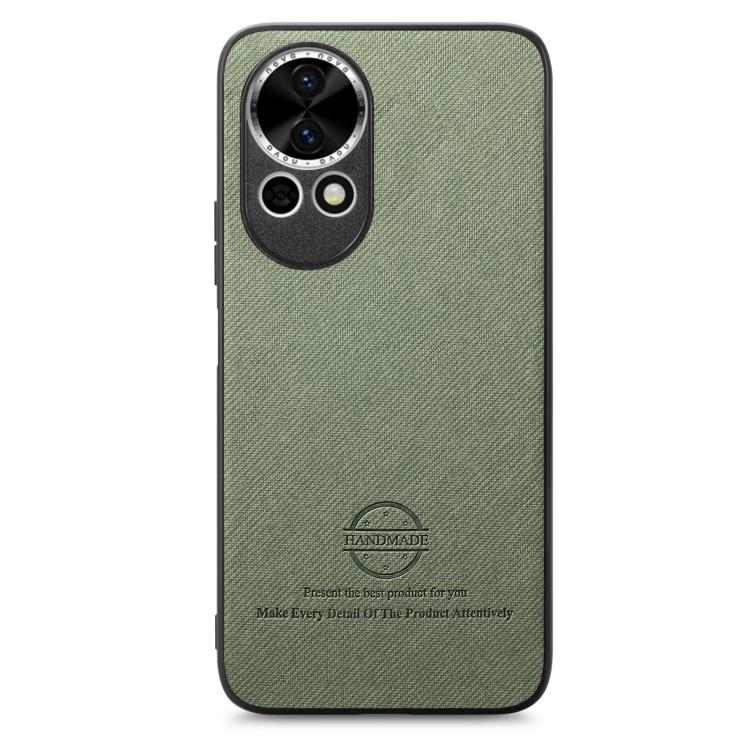 For Huawei nova 13 Twill Fabric Leather Skin Back Phone Case