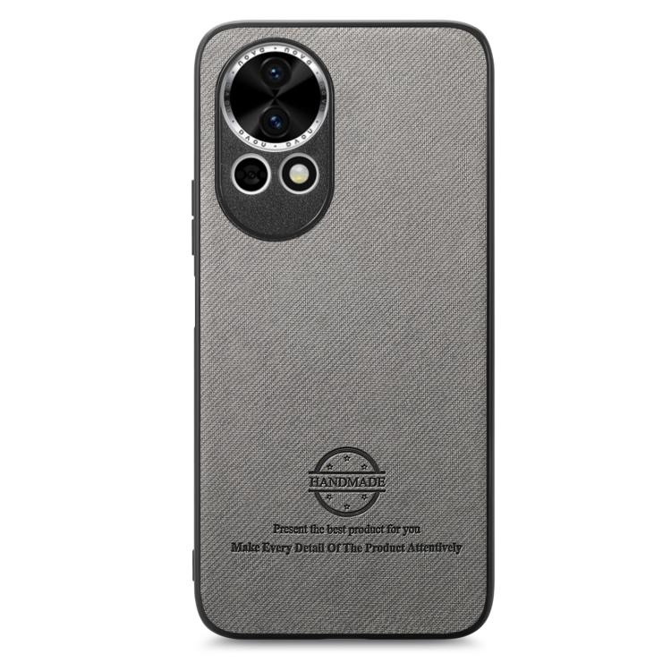 For Huawei nova 13 Twill Fabric Leather Skin Back Phone Case