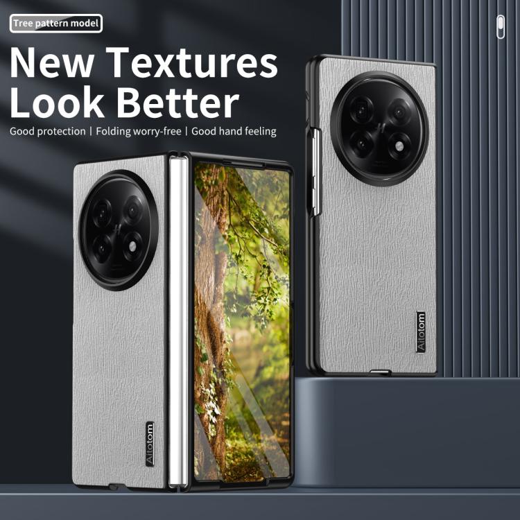 For OPPO Find N5 Tree Bark Leather Shockproof Phone Case