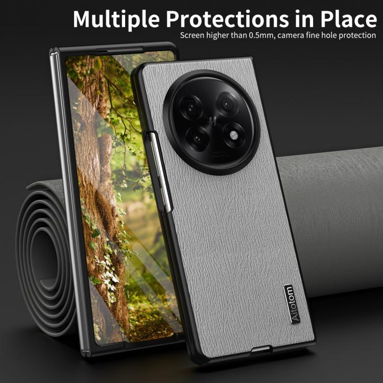 For OPPO Find N5 Tree Bark Leather Shockproof Phone Case