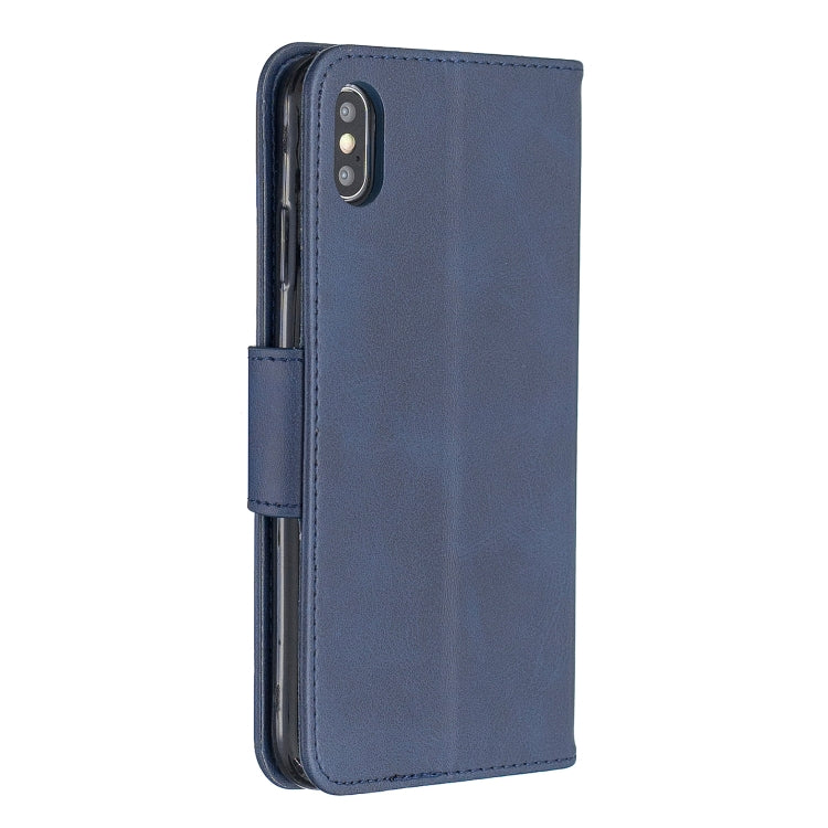 Retro Lambskin Texture Pure Color Horizontal Flip PU Leather Case for Galaxy S10, with Holder & Card Slots & Wallet & Lanyard