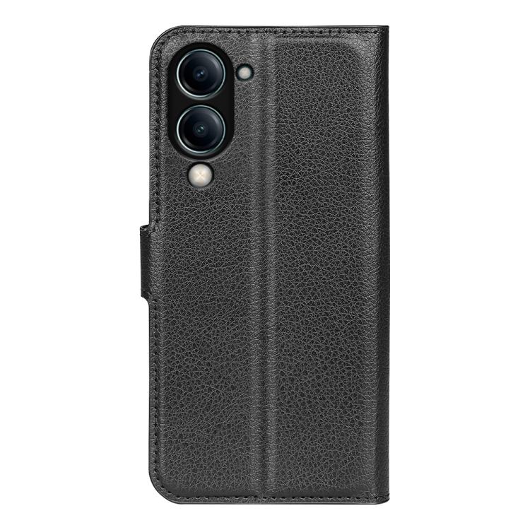 For vivo Y04 / Y29s Litchi Texture Horizontal Flip Leather Phone Case with Holder