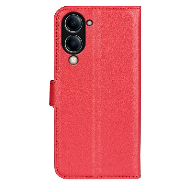For vivo Y04 / Y29s Litchi Texture Horizontal Flip Leather Phone Case with Holder