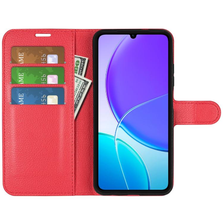 For vivo Y04 / Y29s Litchi Texture Horizontal Flip Leather Phone Case with Holder
