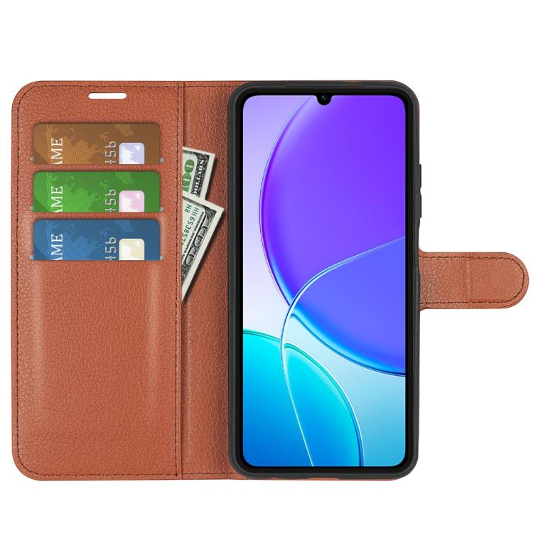 For vivo Y04 / Y29s Litchi Texture Horizontal Flip Leather Phone Case with Holder
