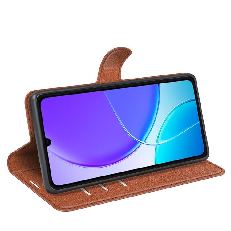 For vivo Y04 / Y29s Litchi Texture Horizontal Flip Leather Phone Case with Holder