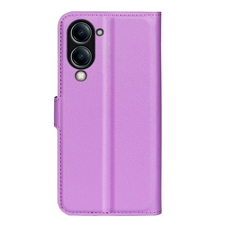 For vivo Y04 / Y29s Litchi Texture Horizontal Flip Leather Phone Case with Holder