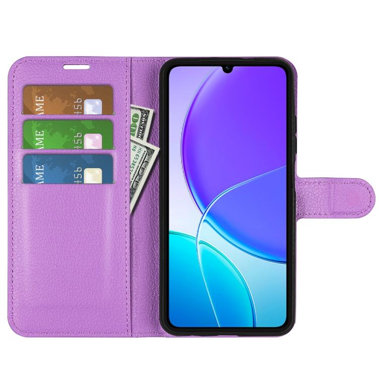 For vivo Y04 / Y29s Litchi Texture Horizontal Flip Leather Phone Case with Holder
