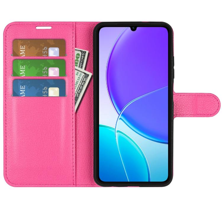 For vivo Y04 / Y29s Litchi Texture Horizontal Flip Leather Phone Case with Holder