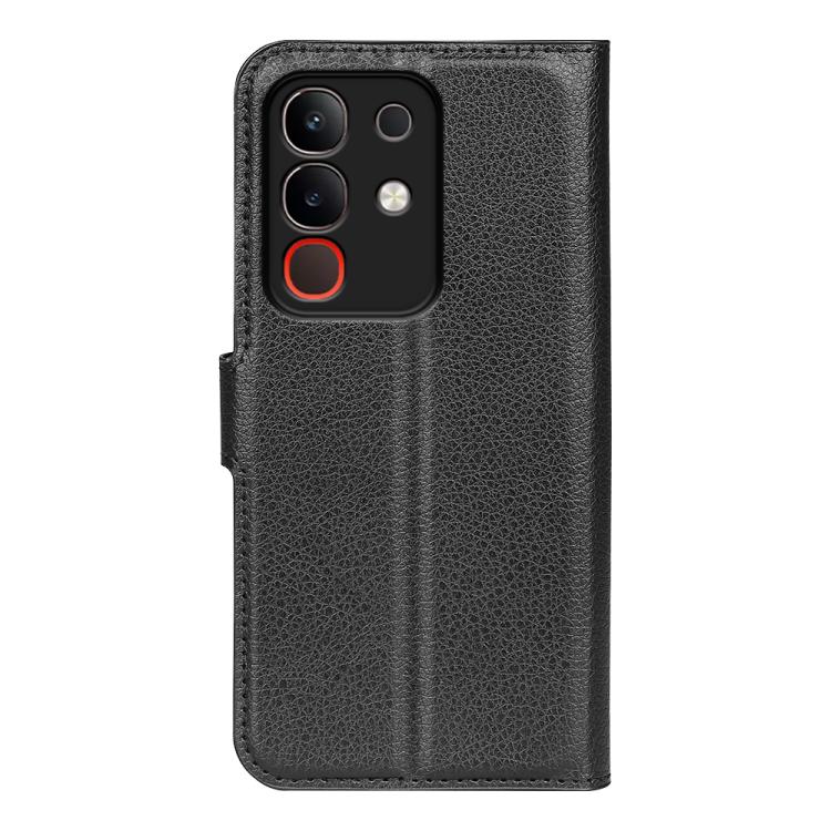 For vivo Y29 4G Litchi Texture Horizontal Flip Leather Phone Case with Holder