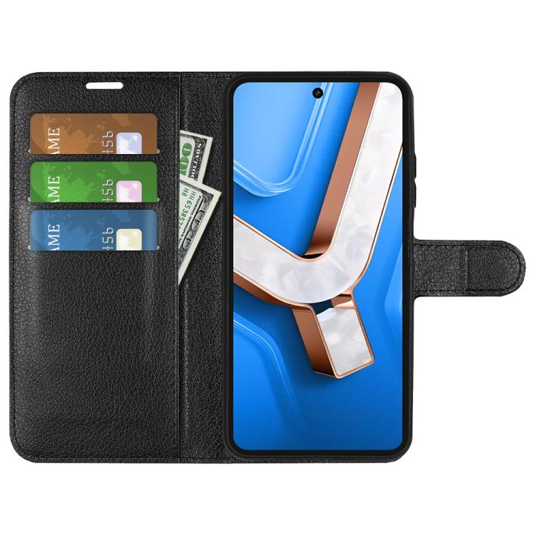 For vivo Y29 4G Litchi Texture Horizontal Flip Leather Phone Case with Holder