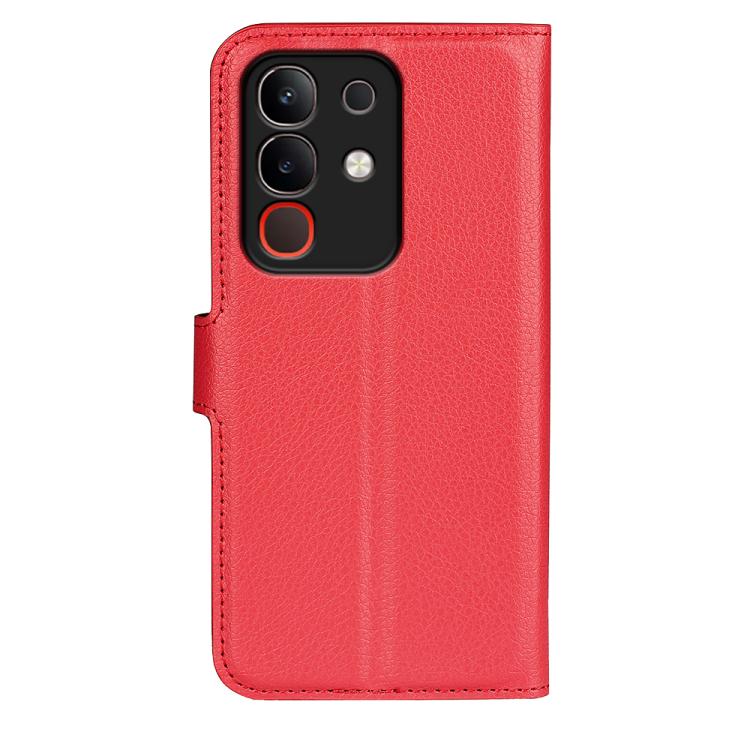 For vivo Y29 4G Litchi Texture Horizontal Flip Leather Phone Case with Holder