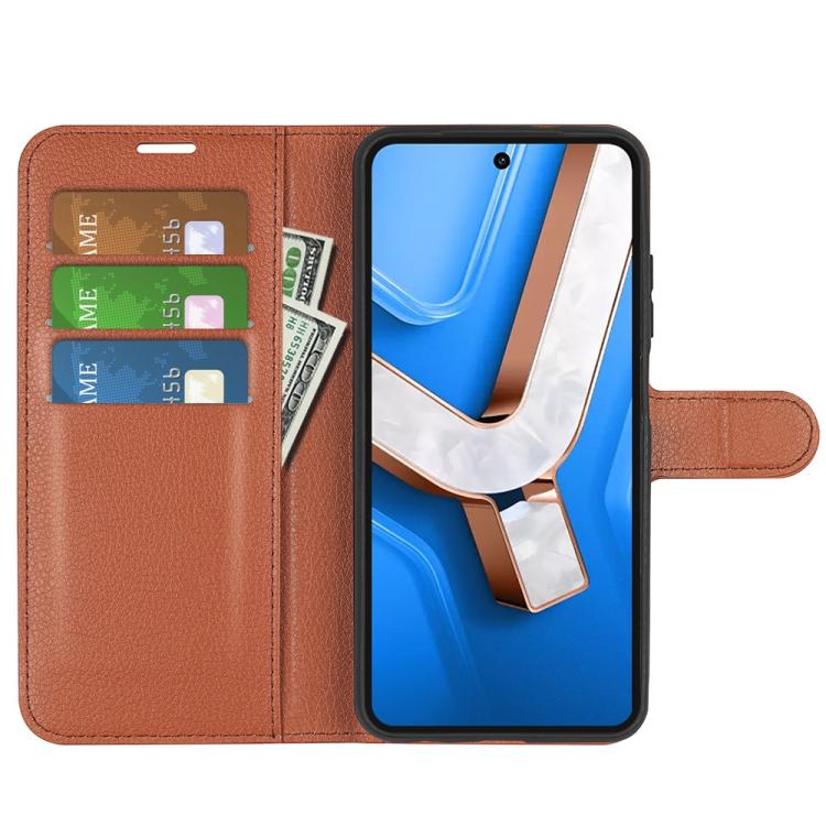 For vivo Y29 4G Litchi Texture Horizontal Flip Leather Phone Case with Holder