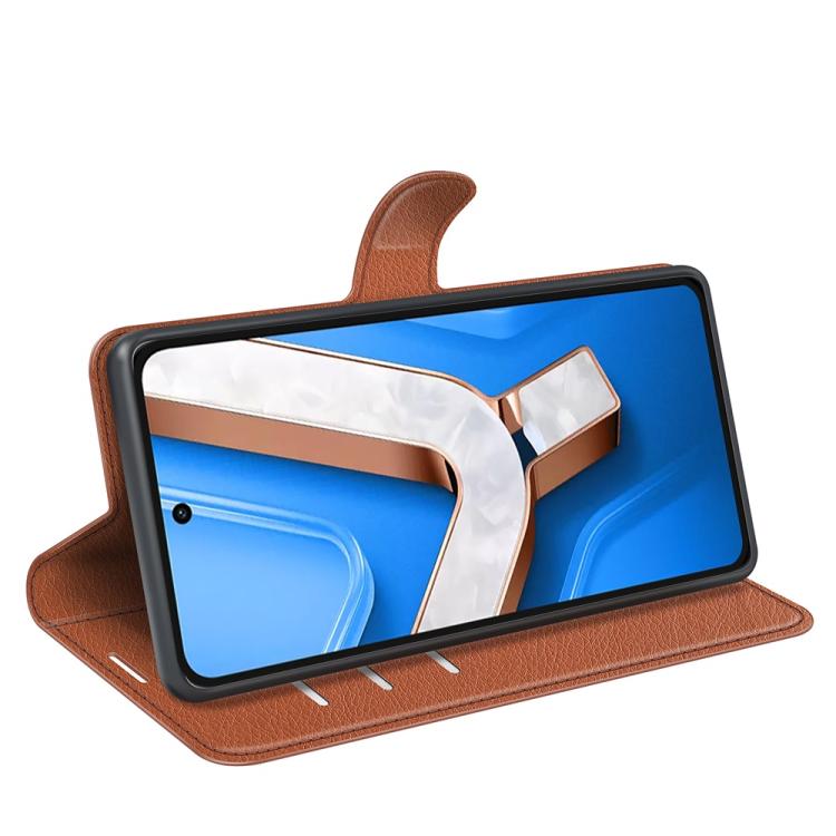 For vivo Y29 4G Litchi Texture Horizontal Flip Leather Phone Case with Holder