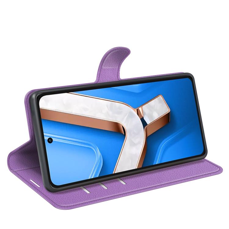 For vivo Y29 4G Litchi Texture Horizontal Flip Leather Phone Case with Holder