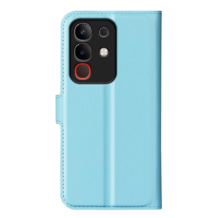 For vivo Y29 4G Litchi Texture Horizontal Flip Leather Phone Case with Holder