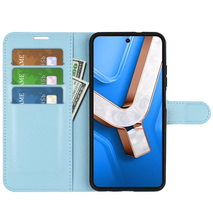 For vivo Y29 4G Litchi Texture Horizontal Flip Leather Phone Case with Holder