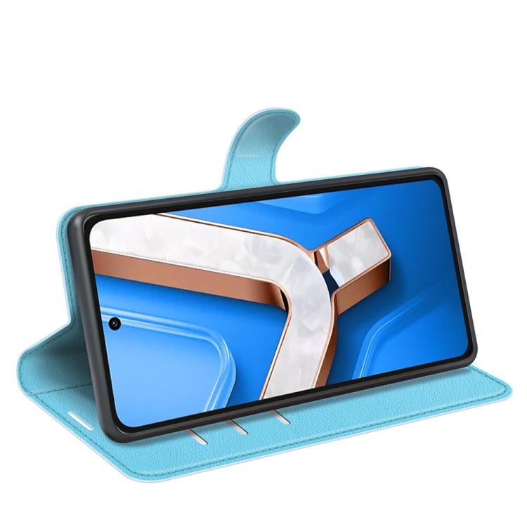 For vivo Y29 4G Litchi Texture Horizontal Flip Leather Phone Case with Holder