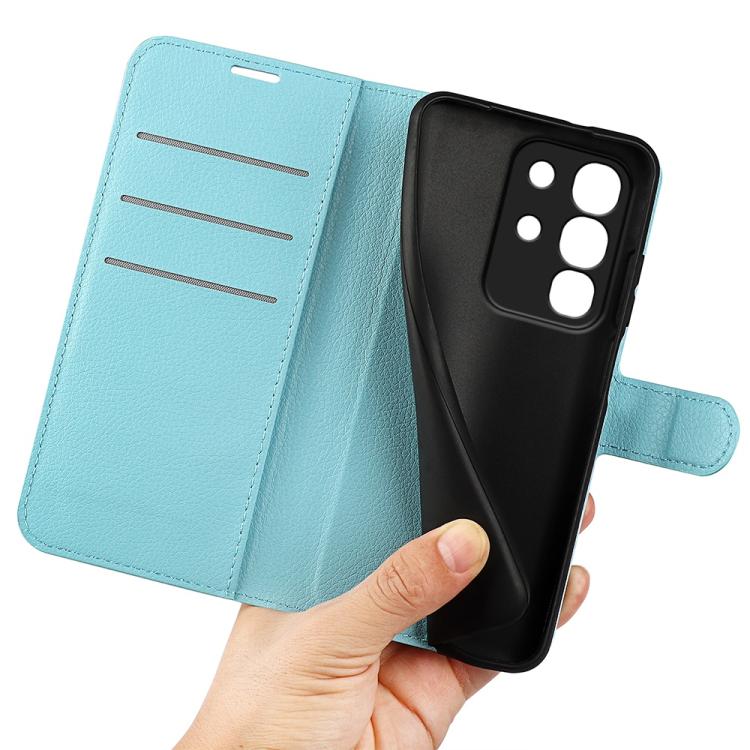 For vivo Y29 4G Litchi Texture Horizontal Flip Leather Phone Case with Holder