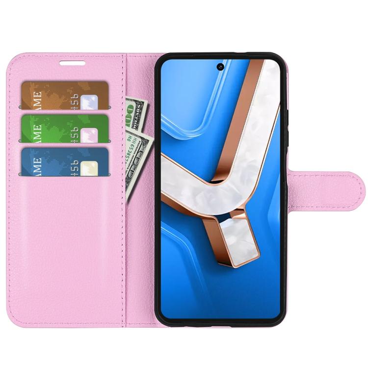 For vivo Y29 4G Litchi Texture Horizontal Flip Leather Phone Case with Holder