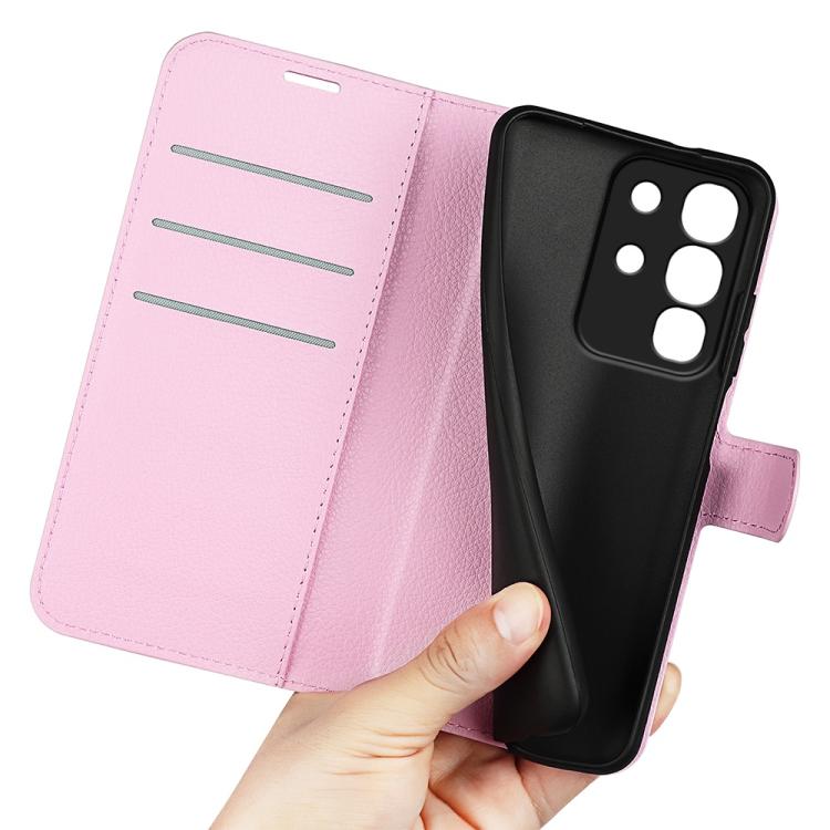 For vivo Y29 4G Litchi Texture Horizontal Flip Leather Phone Case with Holder