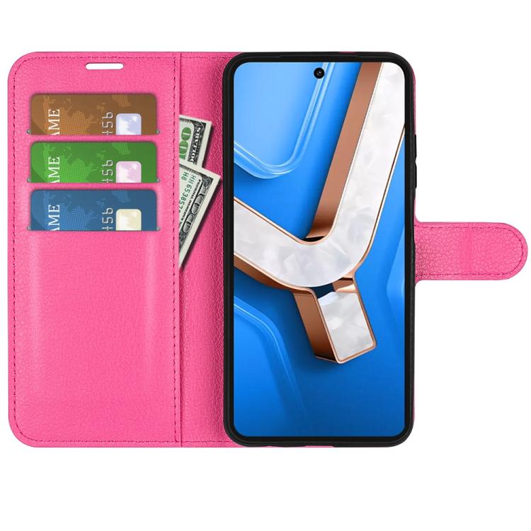 For vivo Y29 4G Litchi Texture Horizontal Flip Leather Phone Case with Holder