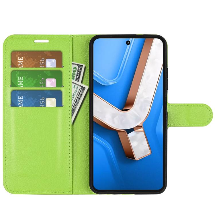 For vivo Y29 4G Litchi Texture Horizontal Flip Leather Phone Case with Holder