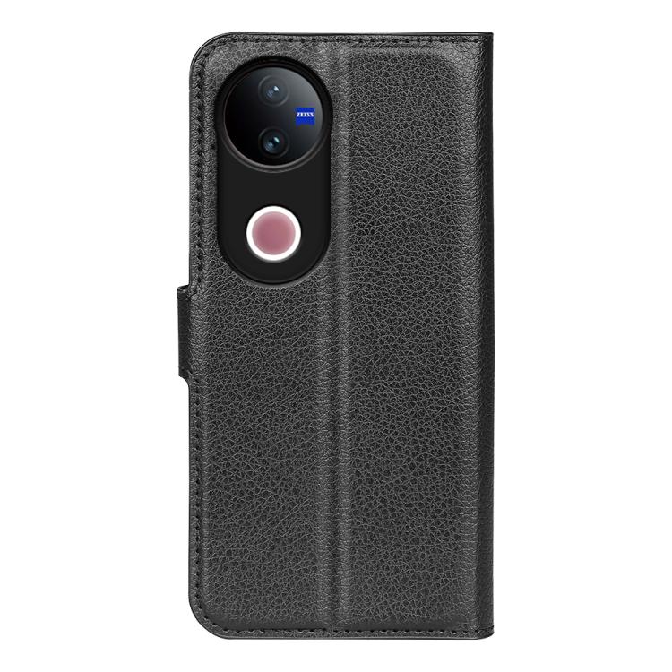 For vivo V50 Global Litchi Texture Horizontal Flip Leather Phone Case with Holder