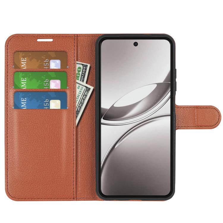 For vivo V50 Global Litchi Texture Horizontal Flip Leather Phone Case with Holder