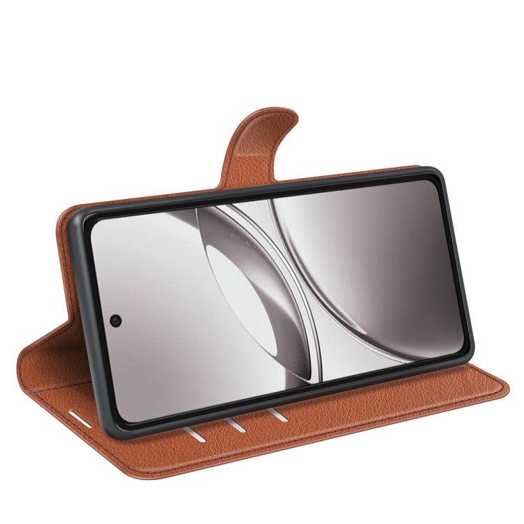 For vivo V50 Global Litchi Texture Horizontal Flip Leather Phone Case with Holder