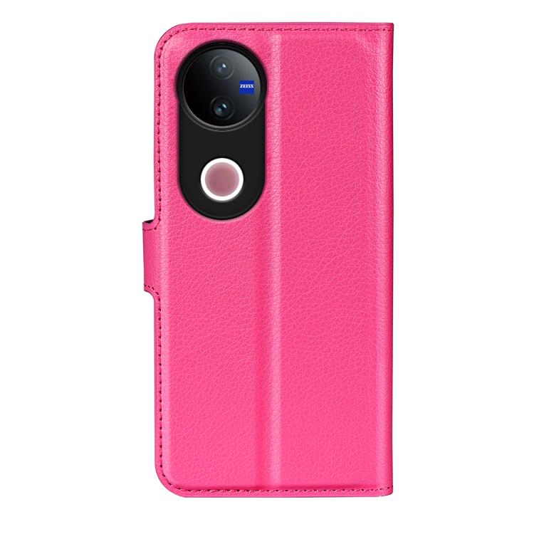 For vivo V50 Global Litchi Texture Horizontal Flip Leather Phone Case with Holder