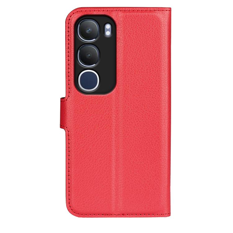 For vivo vivo Y19s 4G / Y29 5G Litchi Texture Horizontal Flip Leather Phone Case with Holder