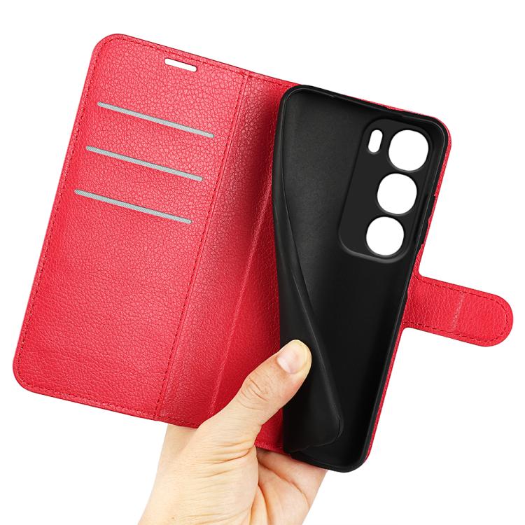 For vivo vivo Y19s 4G / Y29 5G Litchi Texture Horizontal Flip Leather Phone Case with Holder