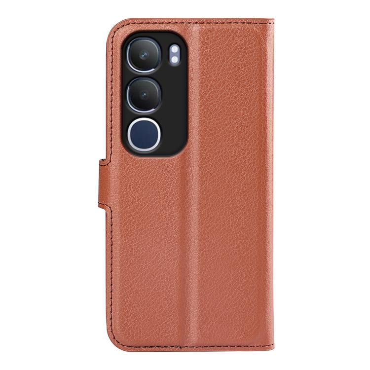 For vivo vivo Y19s 4G / Y29 5G Litchi Texture Horizontal Flip Leather Phone Case with Holder