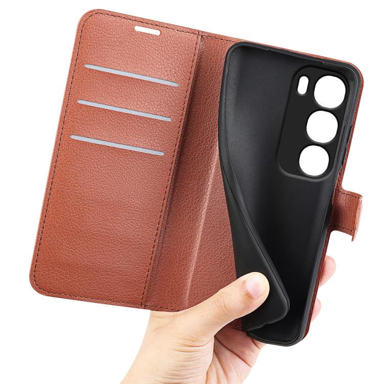 For vivo vivo Y19s 4G / Y29 5G Litchi Texture Horizontal Flip Leather Phone Case with Holder