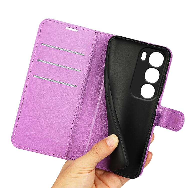 For vivo vivo Y19s 4G / Y29 5G Litchi Texture Horizontal Flip Leather Phone Case with Holder