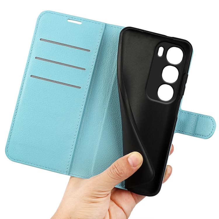 For vivo vivo Y19s 4G / Y29 5G Litchi Texture Horizontal Flip Leather Phone Case with Holder