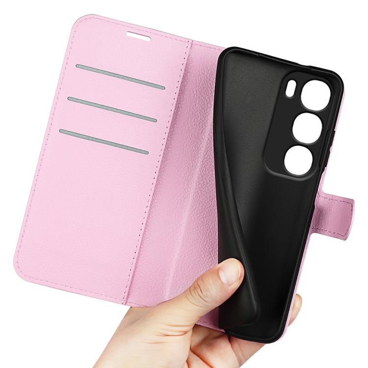 For vivo vivo Y19s 4G / Y29 5G Litchi Texture Horizontal Flip Leather Phone Case with Holder