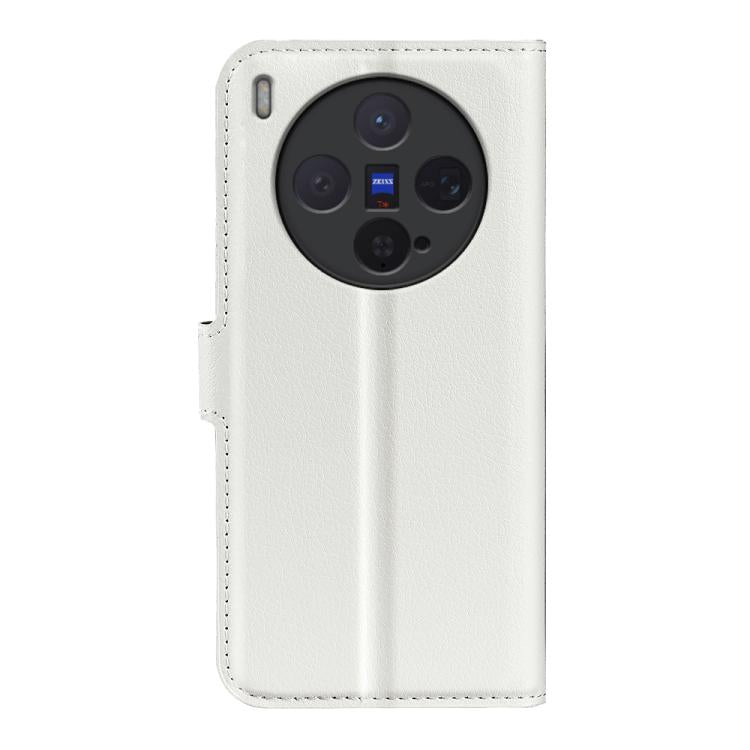 For vivo X300 Litchi Texture Horizontal Flip Leather Phone Case with Holder