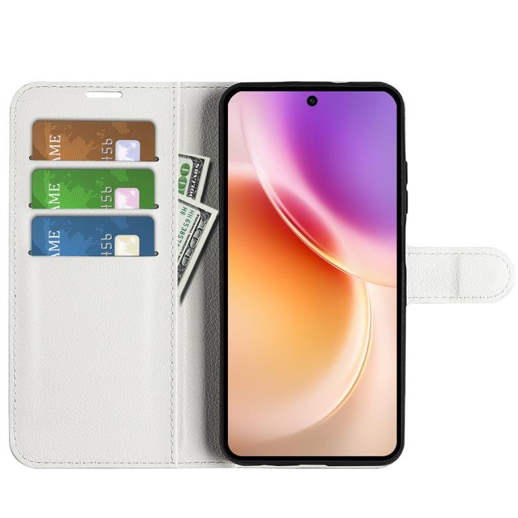 For vivo X300 Litchi Texture Horizontal Flip Leather Phone Case with Holder
