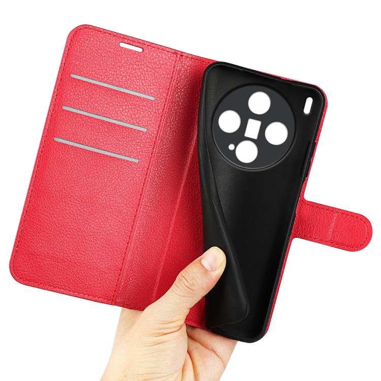 For vivo X300 Litchi Texture Horizontal Flip Leather Phone Case with Holder