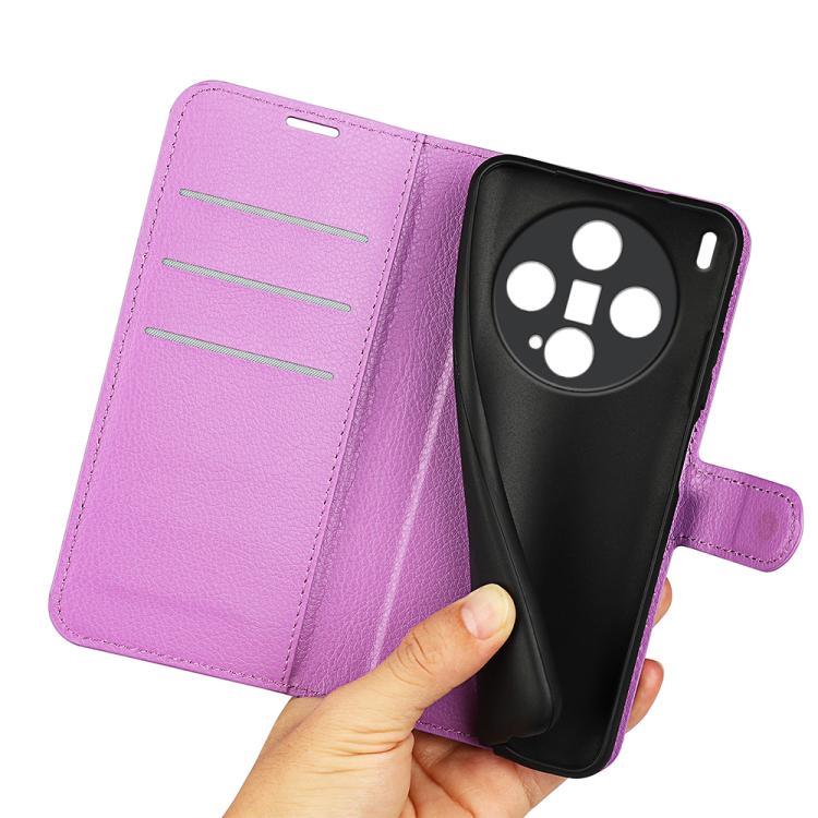 For vivo X300 Litchi Texture Horizontal Flip Leather Phone Case with Holder